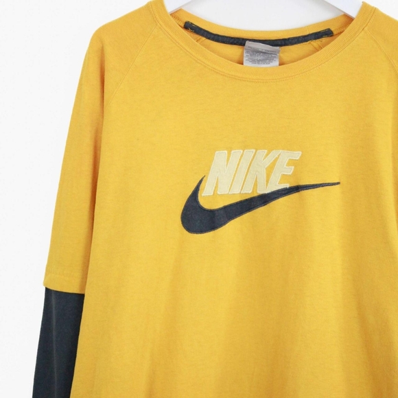 Y2K Vintage Nike Spellout Longsleeve T-Shirt (XL) - Picture 2 of 4